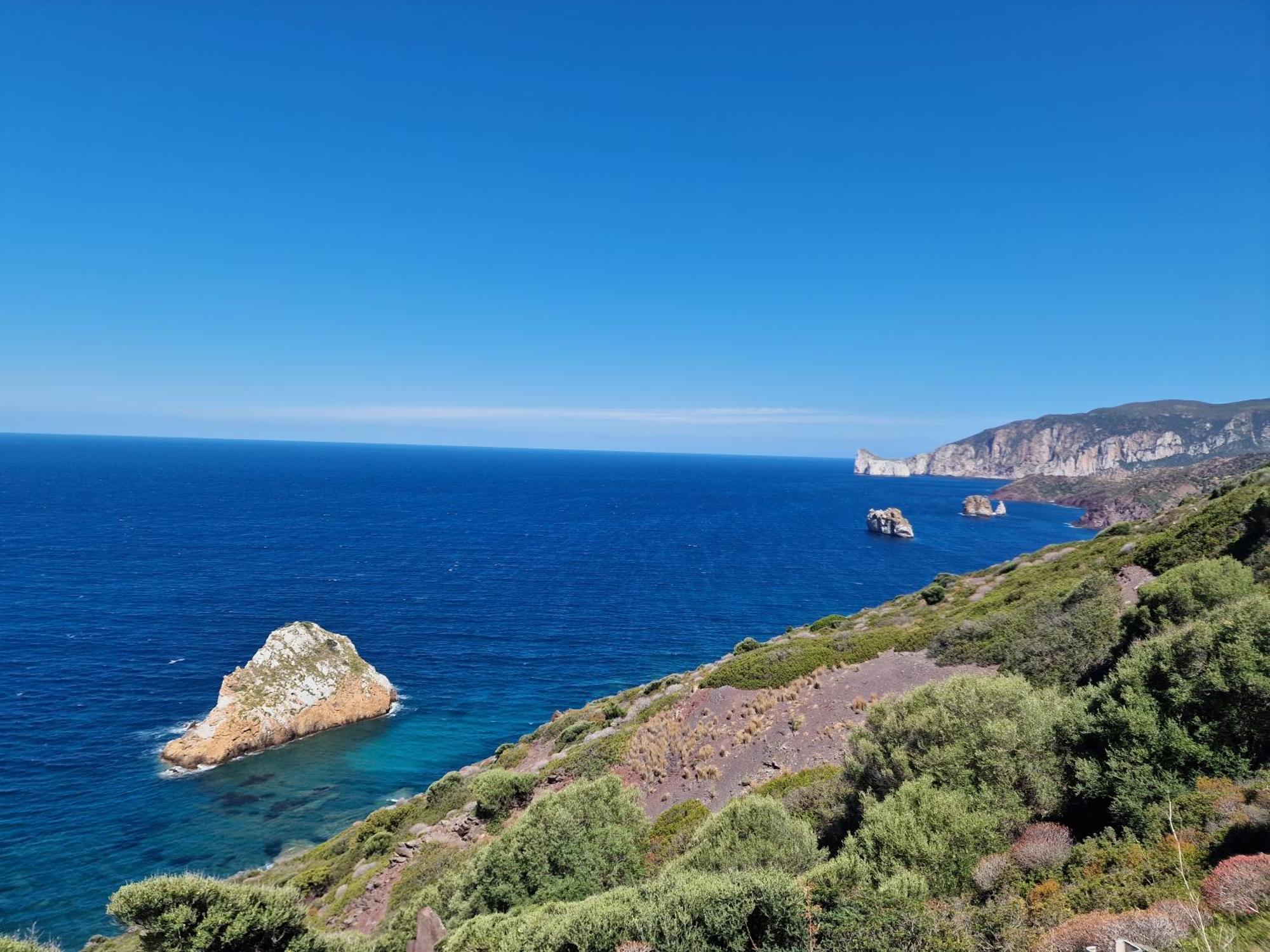 Oasi Blu Monolocale Vista Mare Nebida Exterior foto